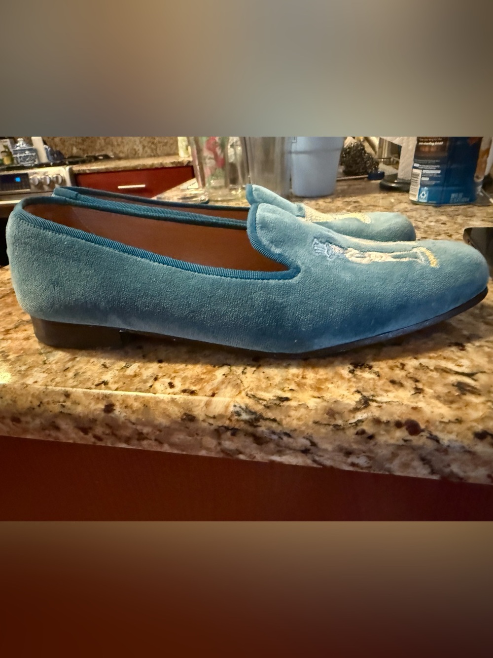 Stubbs and wootton velvet loafers - Picture 7 of 13